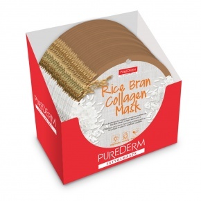 PureDerm Rice Bran Collagen Mask 24 pcs