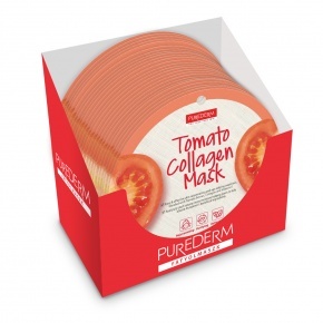 PureDerm Tomato Collagen Mask  24 pcs