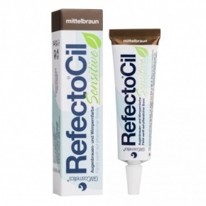 RefectoCil Sensitive eyelash and eyebrow tint - MEDIUM BROWN 15ml