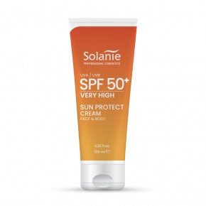 Solanie SPF50 sun protect cream face & body 125ml