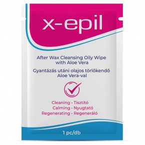 X-Epil After Wax Cleansing Oily Wipe with Aloe Vera 1 pcs