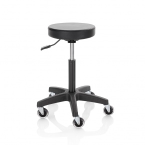 Roller Pro Ideal Round M stool with black base
