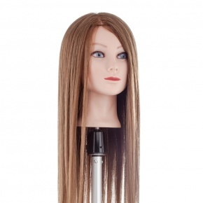 Hair training head with real extra long hair 60cm