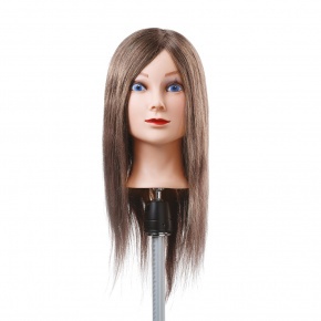 Training head with long protein based synthetic hair - 50cm