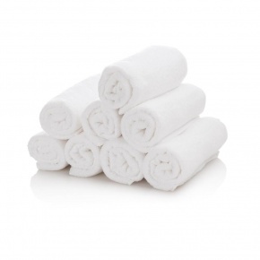 Terry cloth professional towel 50x80cm white