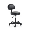 Master Massage Stool with high back black