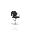 Hair Colette black cutting chair with square base