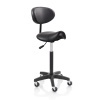 Roller Pro Ideal Sadlle L Sadlle with back and black base