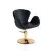 Gold Hair Charlotte hairdressing chair - round base